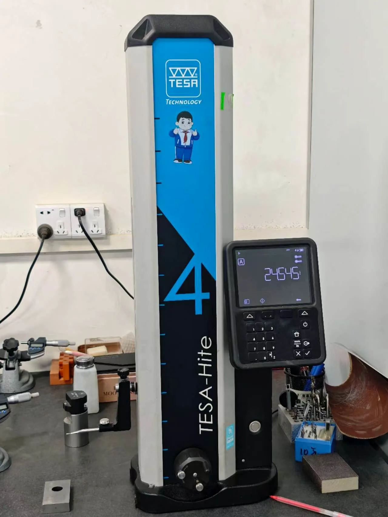 TESA digital height gauge in the VOGUC inspection area