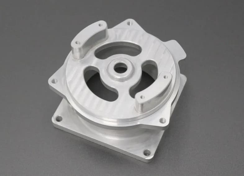 Adapter flange base machining example