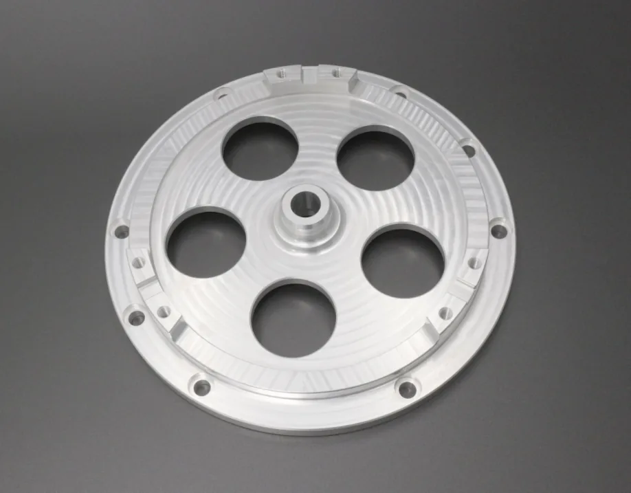 Multi-hole motor end cover machining example