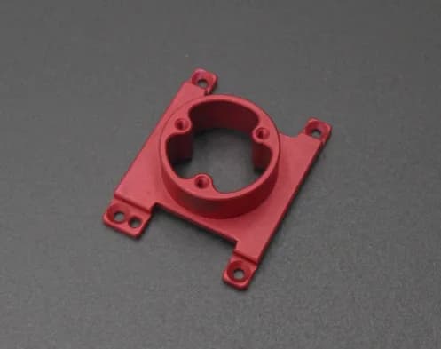 Four-lug mounting bracket machining example
