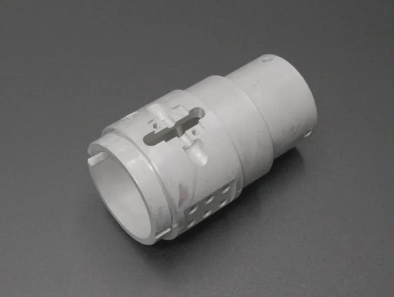 Stepped cylindrical connector housing machining example