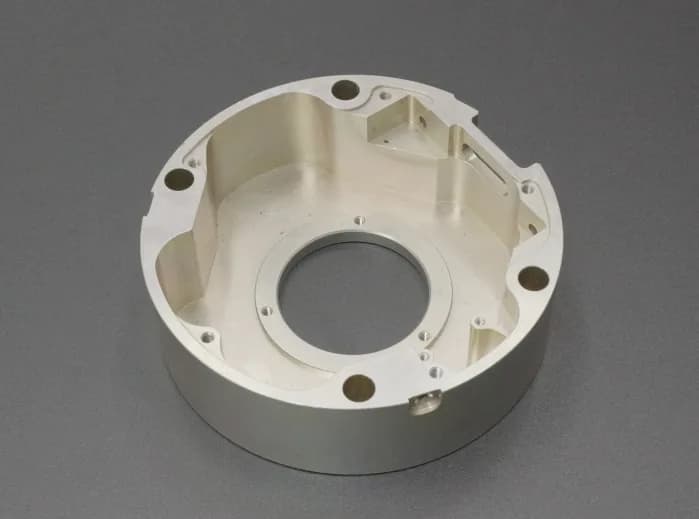 Circular gimbal adapter base machining example