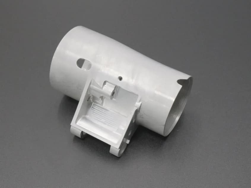 Pipe mounting base machining example