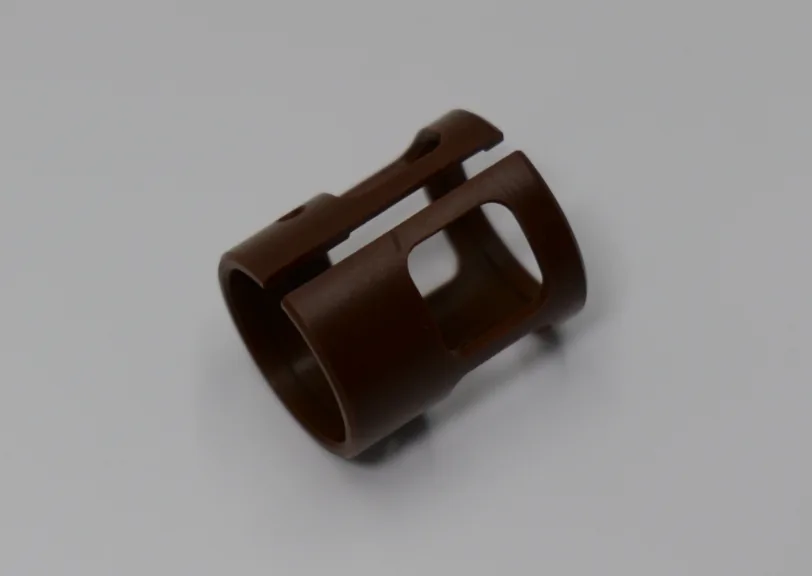 PA66 slotted bushing machining example
