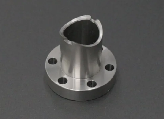 Stainless steel flange machining example