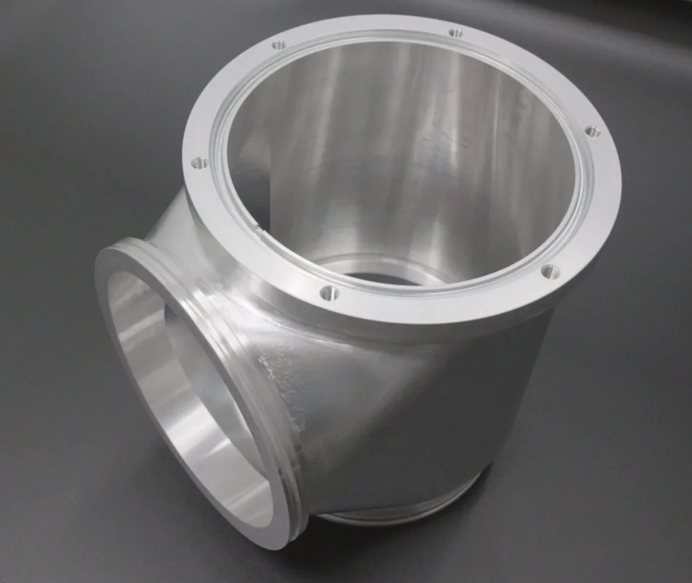 Vacuum valve body machining example